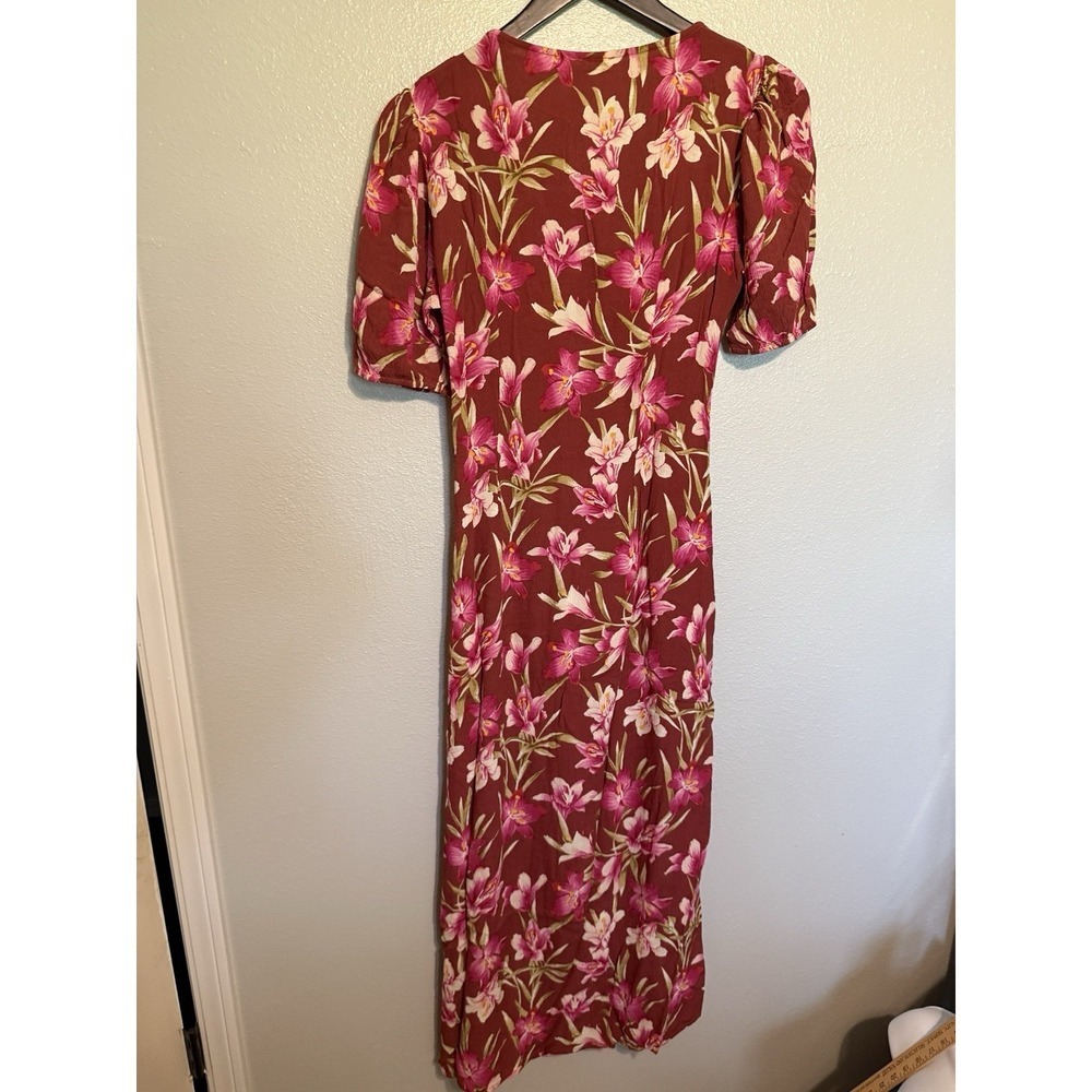 Faherty Sorrento Majorca Floral Button Down Maxi Dress NWT Womens Size Small - Picture 9 of 9